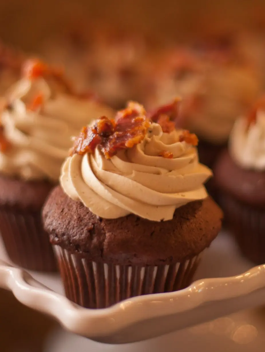 Bacon cupcakges